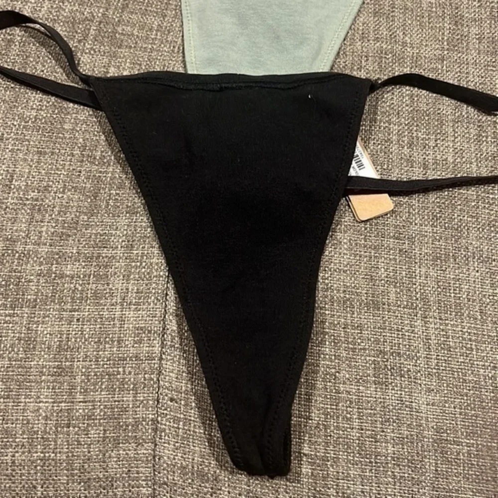 Skims Cotton Jersey T-String Thong - Picture 2 of 3